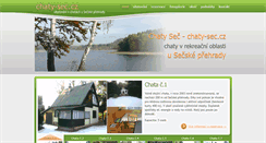 Desktop Screenshot of chaty-sec.cz